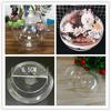 4cm a 20cm Bola Plástica Transparente Bola Redonda Decorativa Bola de Natal Bola para Bolo Mousse Enfeite Atmosfera de Natal