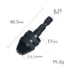 Portabrocas Eléctrico Wm Ajustable de Tres Mordazas de Cambio Rápido Vástago Hexagonal Portabrocas para Taladro Helicoidal 0.3mm-8mm