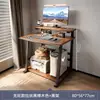 Escritorio de Computadora de Escritorio, Escritorio Móvil para Mesita de Noche de Dormitorio, Escritorio Pequeño para Laptop de Apartamento, Escritorio para Estudio en Casa y Escritura