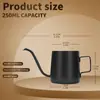 2026 Novo Modelo Bule de Café Transfronteiriço para Uso Doméstico, Aço Inoxidável 304, Grande Capacidade 600ml, Bule com Bico Estreito para Pour-Over, Chaleira para Pour-Over