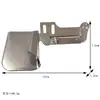 Pie Prensatelas Máquina de Coser Plana Todo Acero Juego de Pies Prensatelas Máquina de Coser Industrial Pie Prensatelas para Dobladillo Enrollado Industrial Combinación Venta al por Mayor