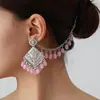 Venta Directa de Fábrica Transfronterizos Ecológicos Pendientes de Estilo Étnico Bohemio Europeo y Americano con Cadenas para Orejas y Colgantes, Modernos Accesorios para Orejas de Estilo Étnico Exótico