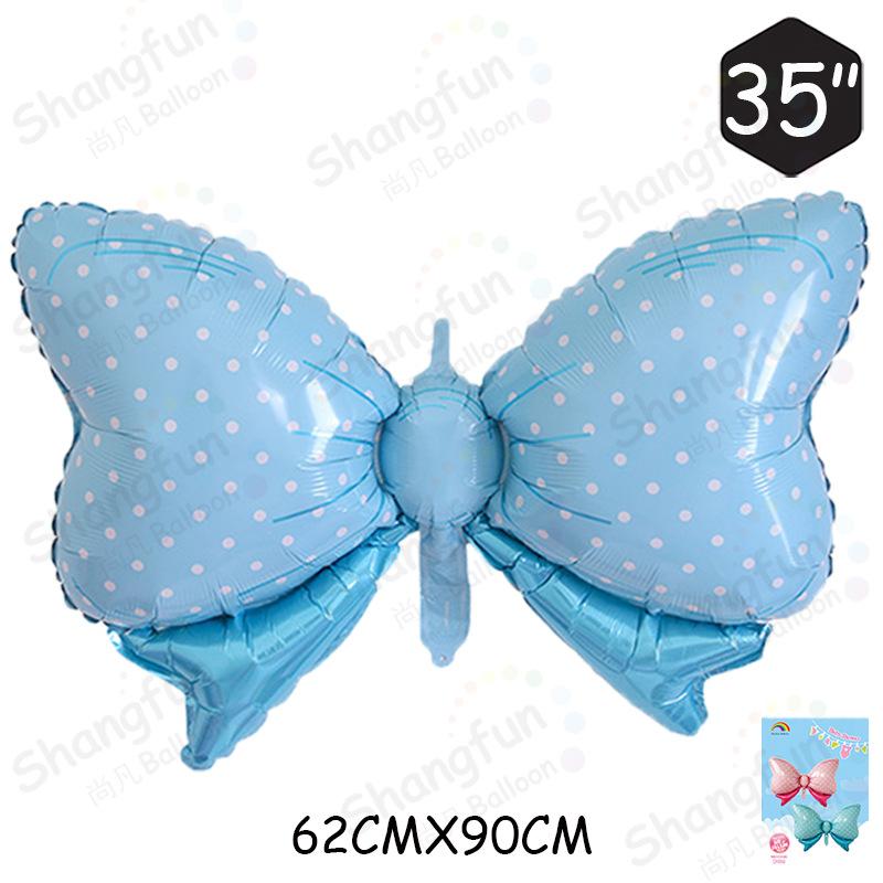 大号婴儿蝴蝶结可飘空蓝