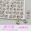 Lote Inteiro de Ornamentos Diamantados Especiais Huazi Imitação Brilhante Redondos de Cristal de Seda de Alta Qualidade K9 Substituição Diamantes para Nail Art com Fundo Pontiagudo de Vidro