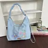 Bolsa de Lona Cuatro en Uno Modelo Nuevo Verano 2026 con Gran Capacidad, Simple y Elegante, Se Puede Usar como Bolso de Mano, Bolso de Hombro, Bolso Cruzado y Mochila