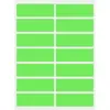 Papel para Limpiar la Boca Rectangular Pegatinas Marcadoras Impermeables a Prueba de Aceite de Colores Etiquetas Pegatinas de Nombres de Estudiantes Cuadradas Pegatinas de Clasificación para Tareas