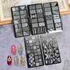 Suministro Transfronterizo de Juegos de Placas de Estampado para Uñas, Plantillas DIY de Transferencia para Uñas, Venta al por Mayor de Fabricantes