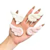 Presilha de Cabelo de Anjo Branco Pequenas Asas para Crianças 2026 Novo Estilo Meninas Doce Fofa Presilha de Cabelo de Pelúcia Presilha de Cabelo para Cabelo Rebelde de Menina