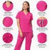 Plataforma transfronteriza exporta batas quirúrgicas, uniformes para doctor y enfermera de hospital de belleza, ropa de trabajo de dos piezas para quirófano y dentista