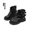 Botas Martin infantis, nova coleção primavera/outono 2026, botas para meninas com solas macias, muito populares, botas de couro estilosas, botinhas estilo princesa
