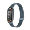 Adequado para Pulseira de Relógio Xiaomi Mi Band 11 Pulseira Tecida de Aço Inoxidável Milanesa com Fivela para Pulseira Xiaomi Mi Band 10/9/8