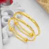 Pulseira Dourada Imitação Ouro para Bebês, Crianças, Mêsversário, Cem Dias, Primeiro Aniversário, Pulseira de Empurrar e Puxar, Adereços para Fotos, Acessórios