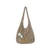 Bolsa de Mão Fashion Vazada, Cor Sólida Nova, Design de Nicho, Estilo Floresta, Bolsa Feminina Versátil, Bolsa Nova da Moda