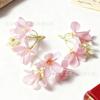 Flor de Begonia Simulada Cabeza de Flor Flor para Pasador de Pelo Adorno para el Cabello Guirnalda Pulsera Accesorios Decoración de Caja de Regalo Accesorios para Fotografía Adornos