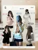 Chamarra con capucha ajustada para mujer, nuevo estilo otoño e invierno 2026, forrada de polar, con capucha, chaqueta corta casual para personas petite, adecuada para uso diario