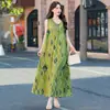 Vestido de Algodão e Seda Novo de Verão 2026, Vestido Regata da Moda, Vestido de Alça Comprimento Médio Acima do Joelho, Vestido Longo Solto Plus Size