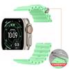 Adecuado para Apple iWatch Correa de Reloj de Décima Segunda Generación Correa de Silicona Oceánica de Apple S8910Ultra4/Se3