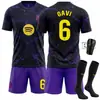 2627 Jersey de Fútbol del Barcelona Número 10 Yamal Messi Apariencia Ropa de Entrenamiento Patrón Piedra Morada Jersey Mamba Negra