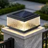 Luz Solar para Poste Exterior Impermeable Patio Villa Pared Puerta Nuevo Estilo Chino Paisajismo Poste de Puerta Luz Venta al por Mayor