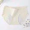 Calcinhas Absorventes Femininas Plus Size Algodão Puro Vazamento Menstrual Cuecas à Prova de Vazamento Pré e Pós-Menstrual Roupa Íntima à Prova de Vazamento