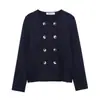 Visto Estación Independiente de Aliexpress Estilo Europeo y Americano para Mujer Elegante Casual Cuello Redondo Chaqueta de Doble Botonadura Minifalda 4192133
