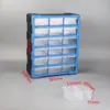 Caja de Almacenamiento para Artículos Varios de Escritorio Plástico Simple Tipo Cajón Compartimentada Caja de Herramientas para Piezas Clasificación y Organización Hogar Montado en Pared