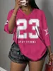 Camiseta Fashion Curta de Manga Curta com Decote V Vazado Casual Soltinha Cruzada Europeia e Americana para Mulheres