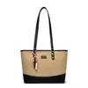 Bolso de Hombro Retro de Gran Capacidad para Mujer, Bolso de Mano Versátil Casual Personalizado, Bolso Tote Ligero de Lujo para Viajes, Bolso con Patrón de Rombo