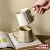 Caneca de Café de Cerâmica Rústica Vintage Personalizada, Caneca Listrada Esmaltada em Forno de Alto Valor Pintada à Mão, Fábrica Transfronteiriça