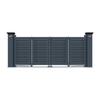 Unidad de Puerta Plegable Eléctrica Inteligente Puerta Colgante Villa Sin Riel Aleación de Aluminio Puerta Retráctil Eléctrica Puerta Plegable Doméstica