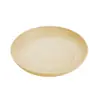 Plato para el Hogar Plato de Cena Plato Redondo Extra Grande Plato para Comida Occidental Set de Platos para Frutas Paja de Trigo Plato de 23 cm