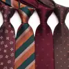 Gravata Listrada Lyle para Homem Vestido de Negócios 8cm Jacquard Poliéster Gravata em estoque Fabricantes de Gravatas Casuais para Trabalho