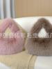 Bolsa de ombro tipo bolinho de outono e inverno de pele sintética de raposa para atacado, bolsa feminina, bolsa mensageiro fashion portátil de grande capacidade, bolsa de pelúcia