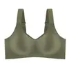 Sutiã de tira de gel 3D sem costura, estilo fino de verão para mulheres, push-up, suporte macio, sem aro, top regata esportivo para yoga