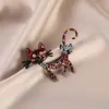 Retro Elegante Francés, Moderno Broche Mariposa de Diamantes Rojos, Ropa de Alta Gama, Accesorios para Abrigos, Broche Corsage