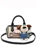Bolsa Cruzada Estilo Coreano de Nicho Diseño Nuevo Primavera 2026 Bolsa Cilindro de Dibujos Animados Bolso de Mano de Moda Lindo Femenino