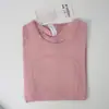 Ropa nueva de yoga alta elasticidad sin costuras ajustada para mujer camiseta deportiva de manga corta transpirable de punto alta elasticidad fitness camiseta corta