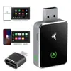 Caja Carplay Inalámbrica Más Vendida Transfronteriza Android Auto 2 en 1 Interconexión Inteligente para Coche Adaptador Carplay