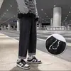 Jeans de pierna recta transfronterizos para hombre, marca de moda, pantalones casuales holgados de primavera y otoño, pantalones largos, pantalones anchos versátiles para hombre, venta al por mayor