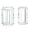Mosquitera Adhesiva para Ventana, Cortina de Pantalla Magnética de Autoinstalación, Mosquitera para el Hogar, Malla para Ventana Sencilla, Pegatina para Malla de Ventana