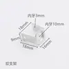 Soporte de lámpara soporte de hierro placa de techo soporte fijo codo M10 orificio roscado interior placa de hierro placa colgante accesorios de iluminación