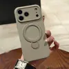 Capa para iPhone 18 Pro Max de Silicone Líquido com Sensação de Pele, Suporte Magnético Rotativo 360 Graus, Adequada para Capa de iPhone Apple 17 16