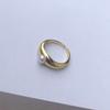 Anillo de perla europeo y americano para mujer, estilo vintage, simple, ajustable, estilo moderno, con nicho, anillo de comida, pulsera.