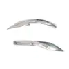 Adecuado para moldura de espejo retrovisor exterior de Honda Vezel 2022, tira brillante decorativa para espejo retrovisor de HRV