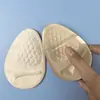 Nuevo Almohadilla Antideslizante de Dos Colores para Metatarso Anti-Fricción Amortiguadora de Impacto Media Plantilla GEL Autoadhesiva Suave Cómoda Almohadilla para Metatarso de Tacón Alto