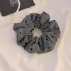 Procesamiento Personalizado Scrunchie de Lunares con Lazo para Mujer, Goma Elástica de Alta Elasticidad Duradera para el Cabello