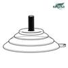 Amazon oferta caliente 60mm acero inoxidable tuerca de tornillo ventosa con M4M5M6M8M10 ventosa de plástico pvc transparente