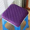 Funda para taburete cuadrado cojín para taburete cuadrado algodón grueso antideslizante funda cuadrada para asiento funda de lino para taburete cuatro estaciones venta al por mayor