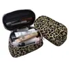 Bolso de Lujo con Estampado de Leopardo para Mujer, Bolso Grande de Capacidad para Mujer, Bolsa de Almacenamiento de Cosméticos de Viaje, Neceser Impermeable y Resistente al Desgaste