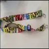 Cubierta de tarjeta con cordón para permiso de trabajo nailon hebilla de metal oliva cordón para colgar en el cuello tarjeta de identificación tarjeta de trabajo cordón de tejido liso